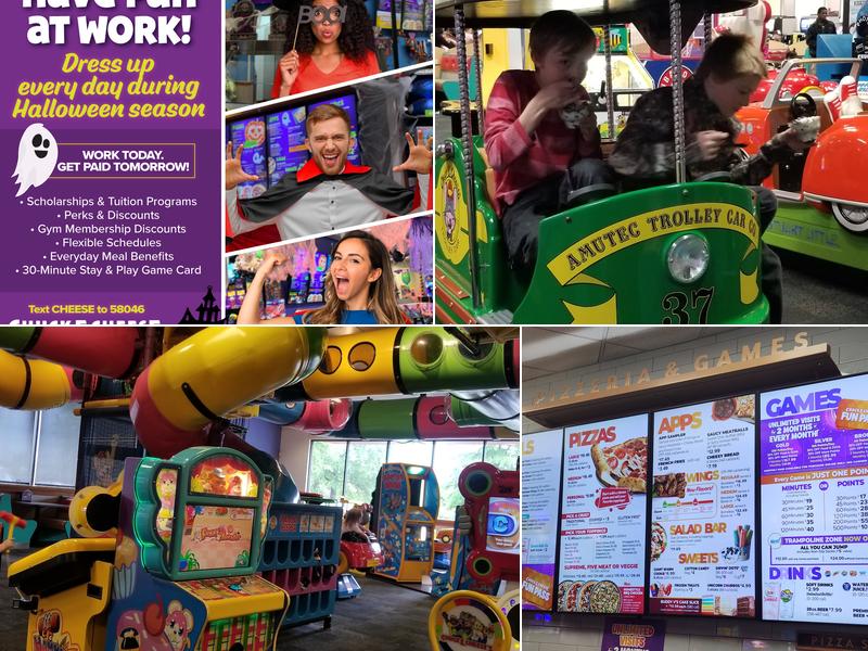 Chuck E. Cheese Menu