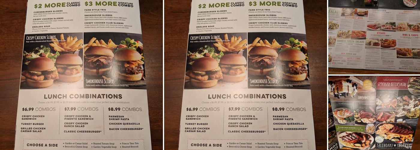 Ruby Tuesday Menu