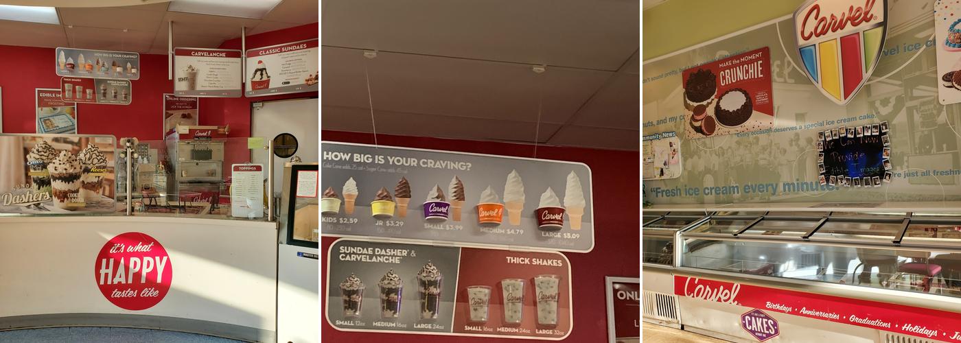 Carvel Menu