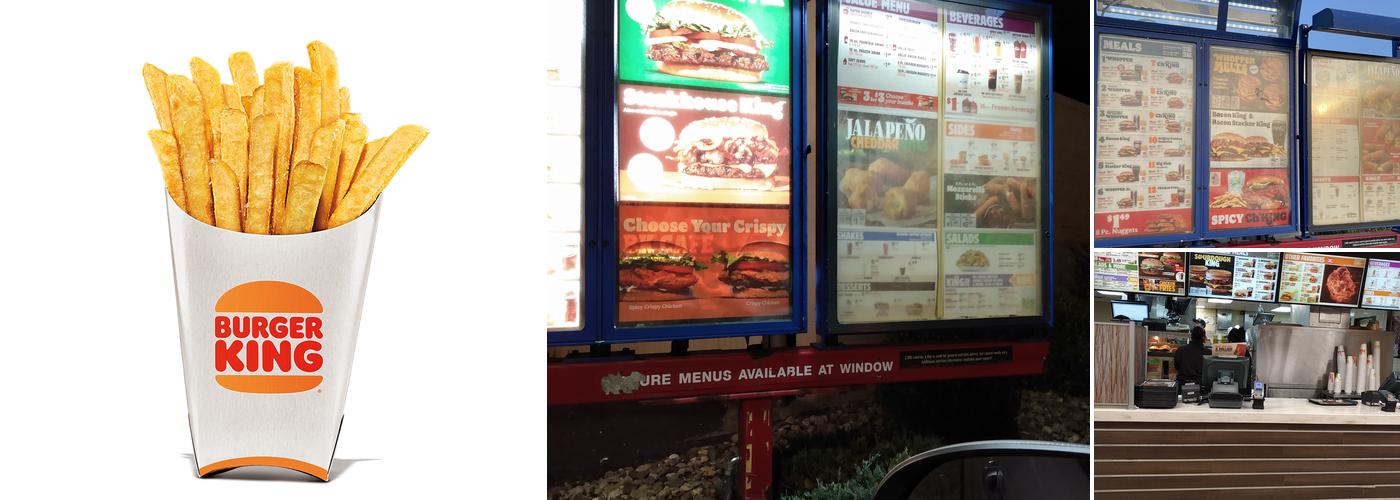 Burger King Menu