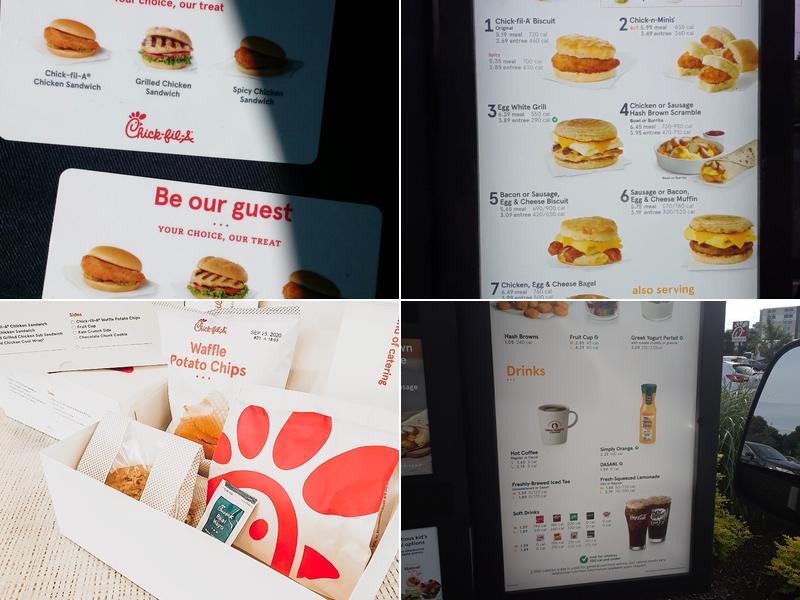 Chick-fil-A Menu