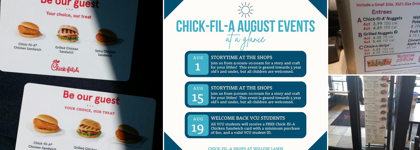 Chick-fil-A Menu