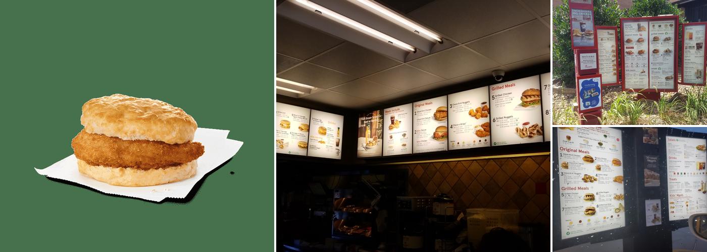 Chick-fil-A Menu