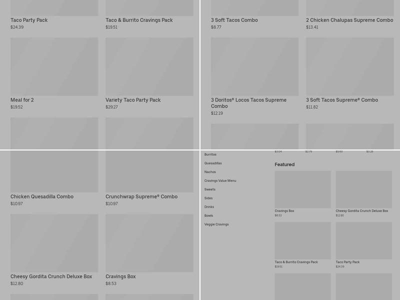 Taco Bell Menu