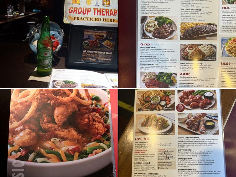 Applebee's Grill + Bar Menu