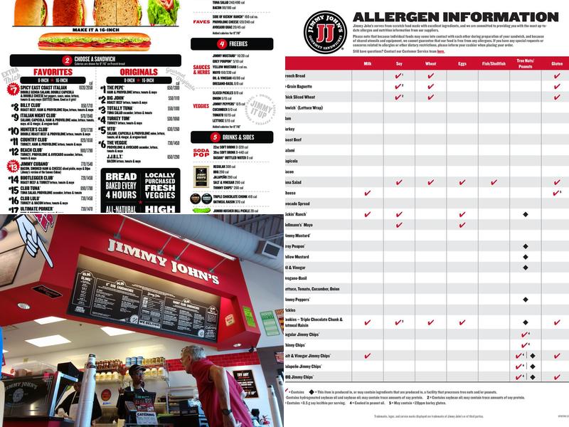 Jimmy John's Menu