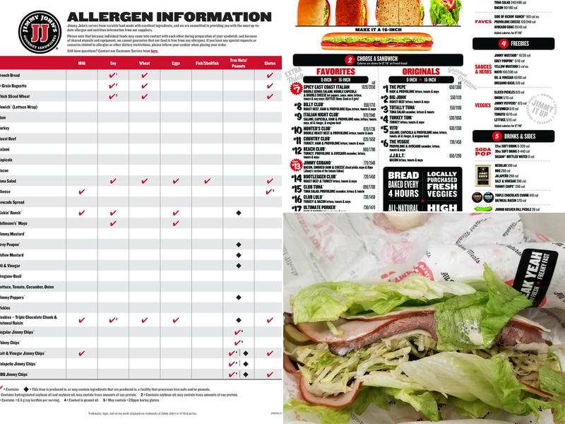 Jimmy John's Menu