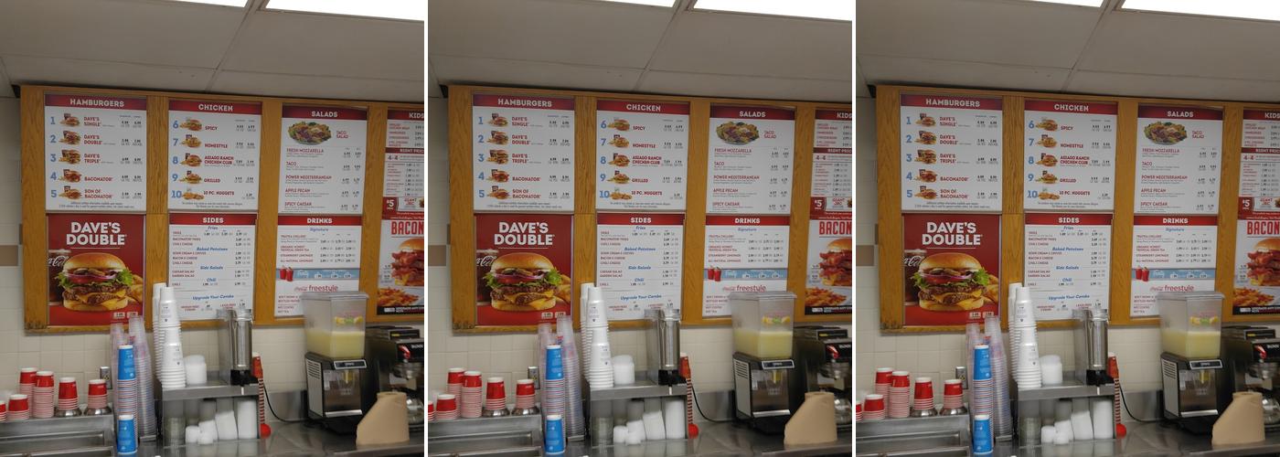 Wendy's Menu