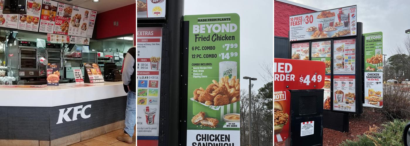KFC Menu