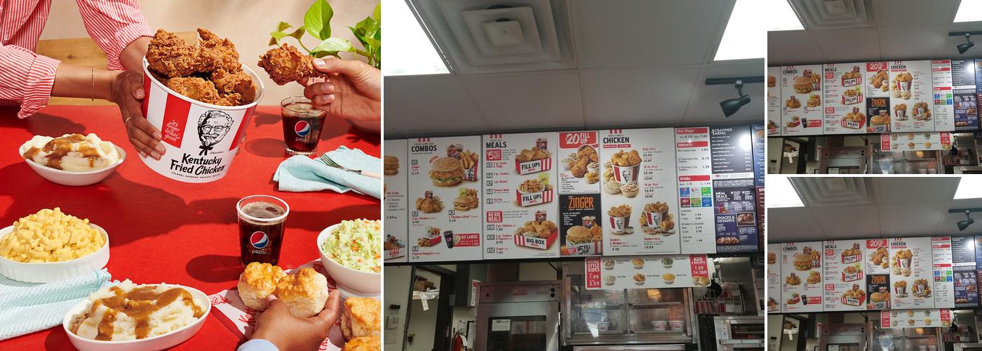 KFC Menu