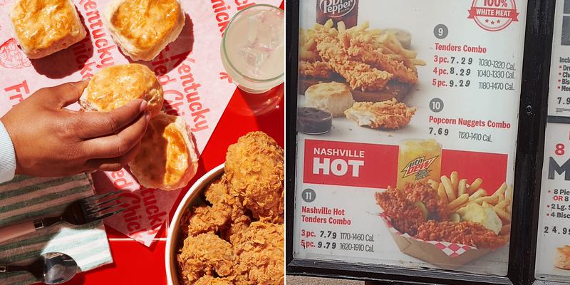 KFC Menu