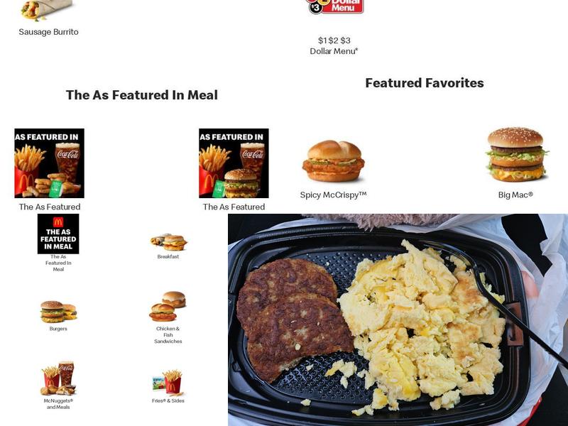McDonald's Menu