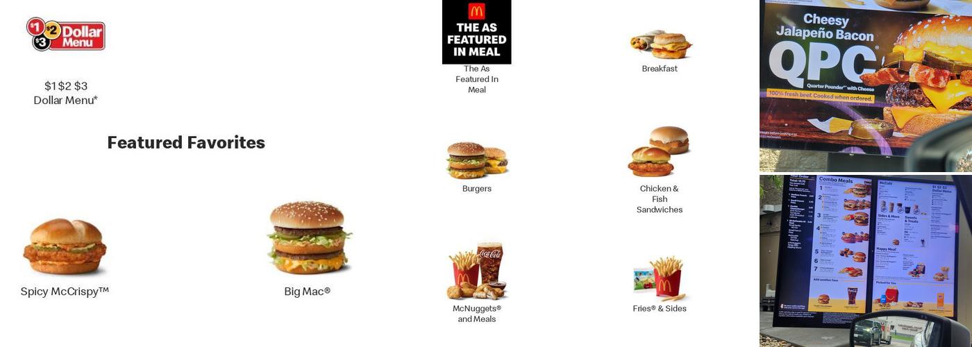 McDonald's Menu