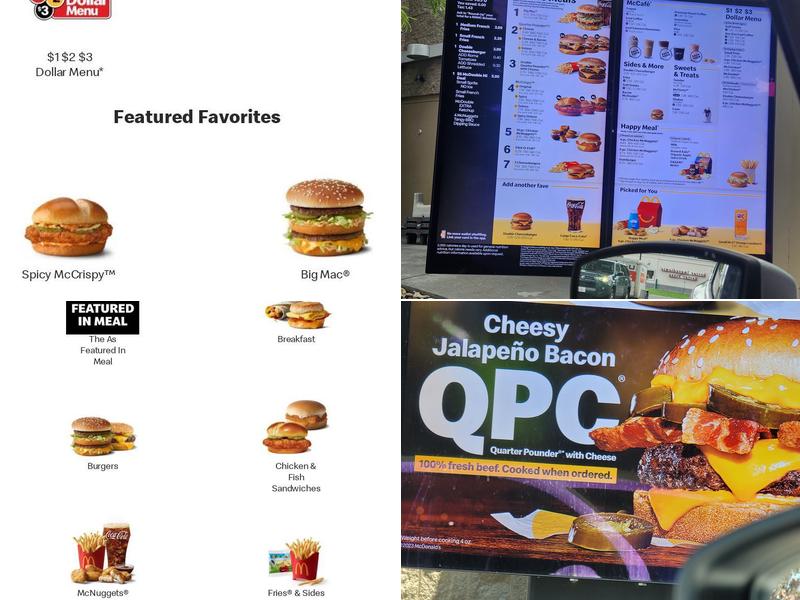 McDonald's Menu