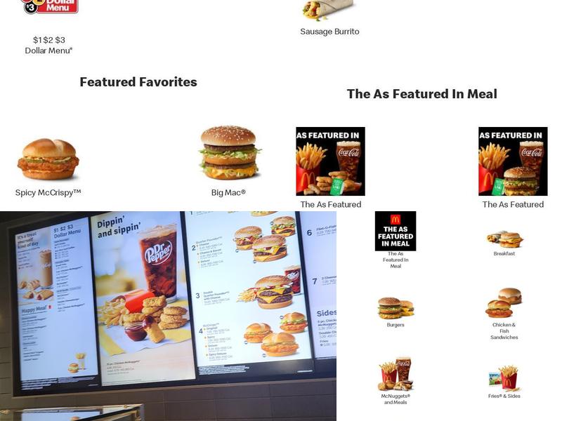 McDonald's Menu