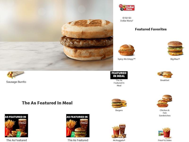 McDonald's Menu