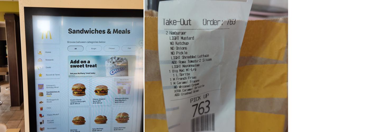 McDonald's Menu