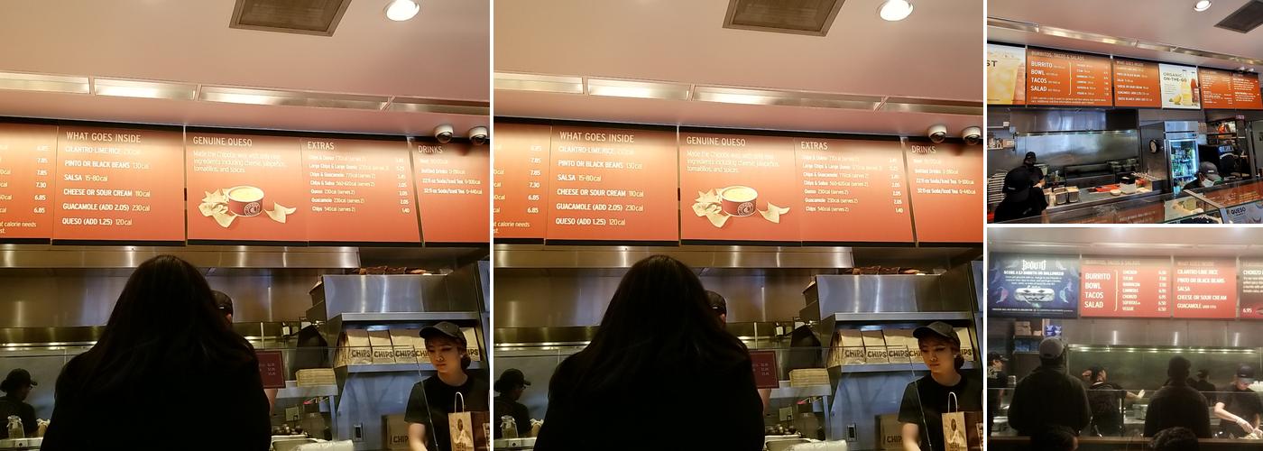 Chipotle Mexican Grill Menu