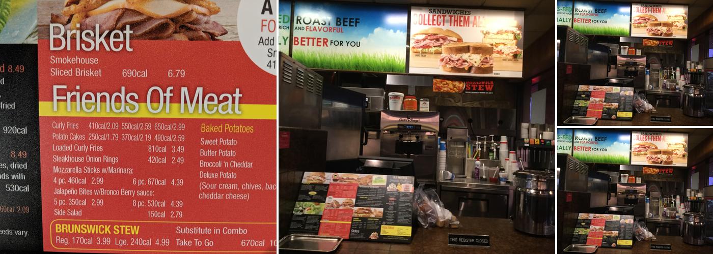 Arby's Menu