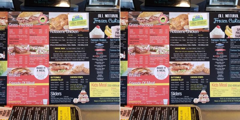 Arby's Menu