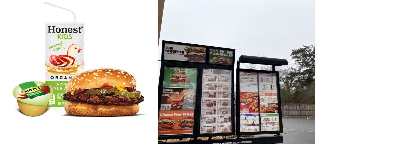 Burger King Menu
