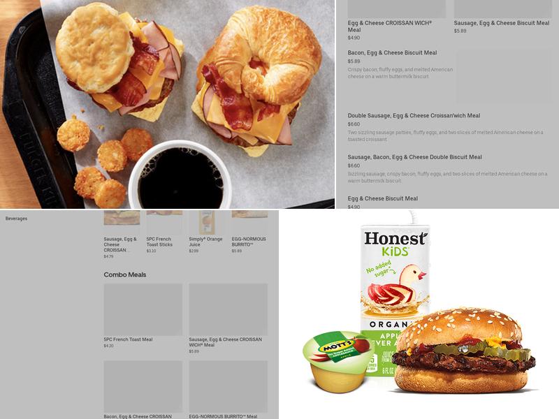 Burger King Menu