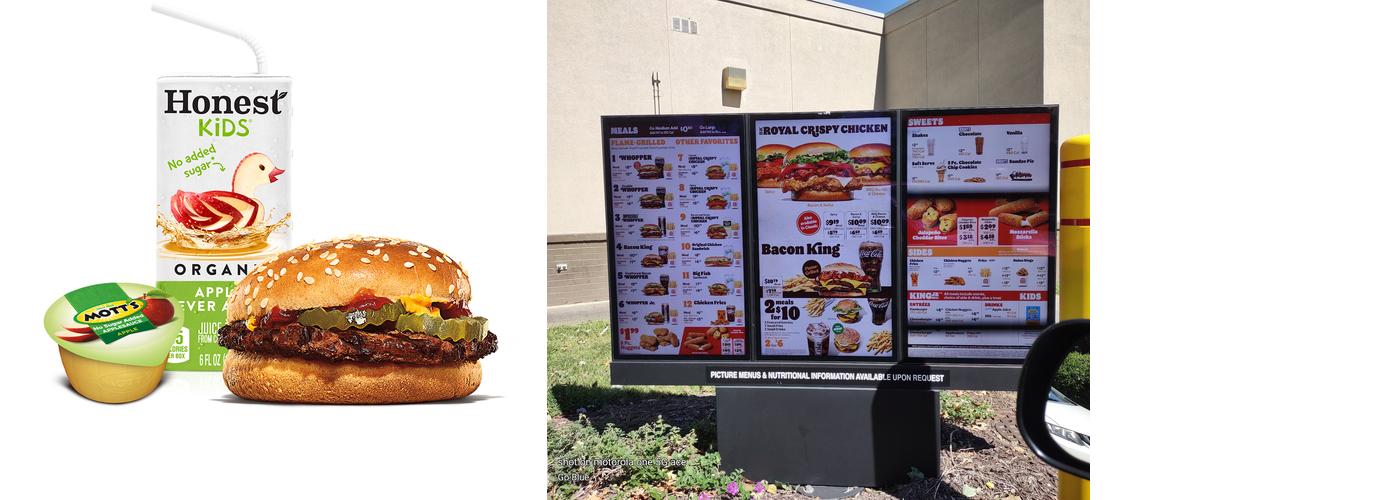 Burger King Menu