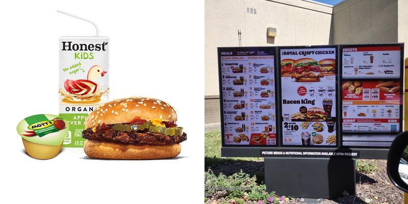 Burger King Menu