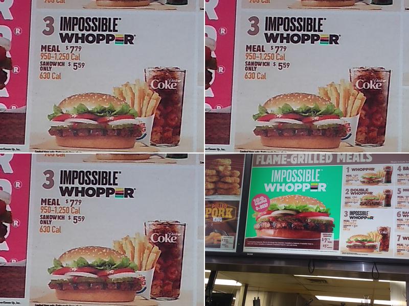Burger King Menu