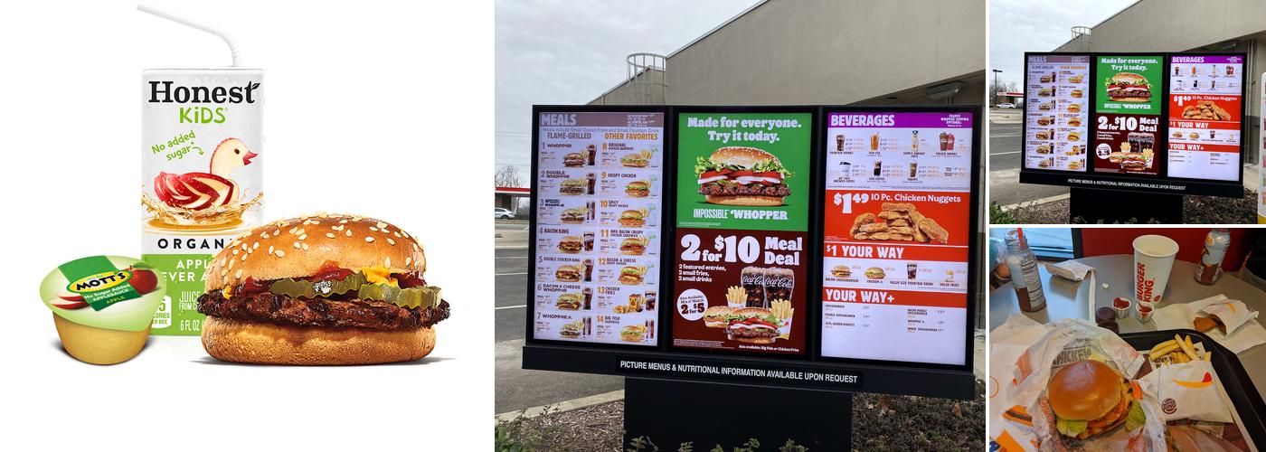 Burger King Menu