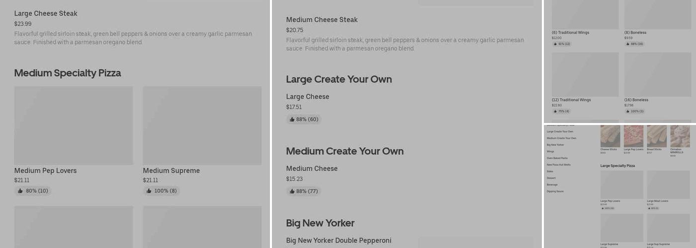 Pizza Hut Menu