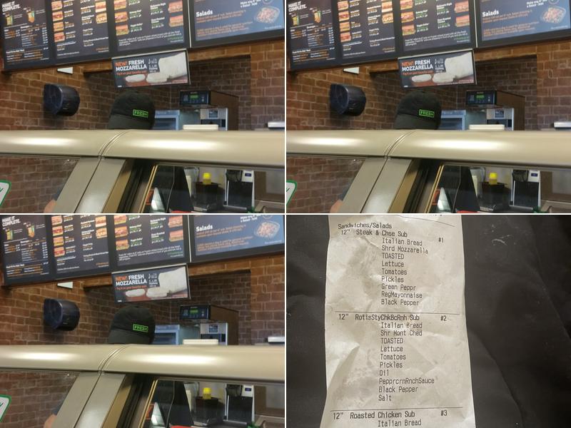Subway Menu