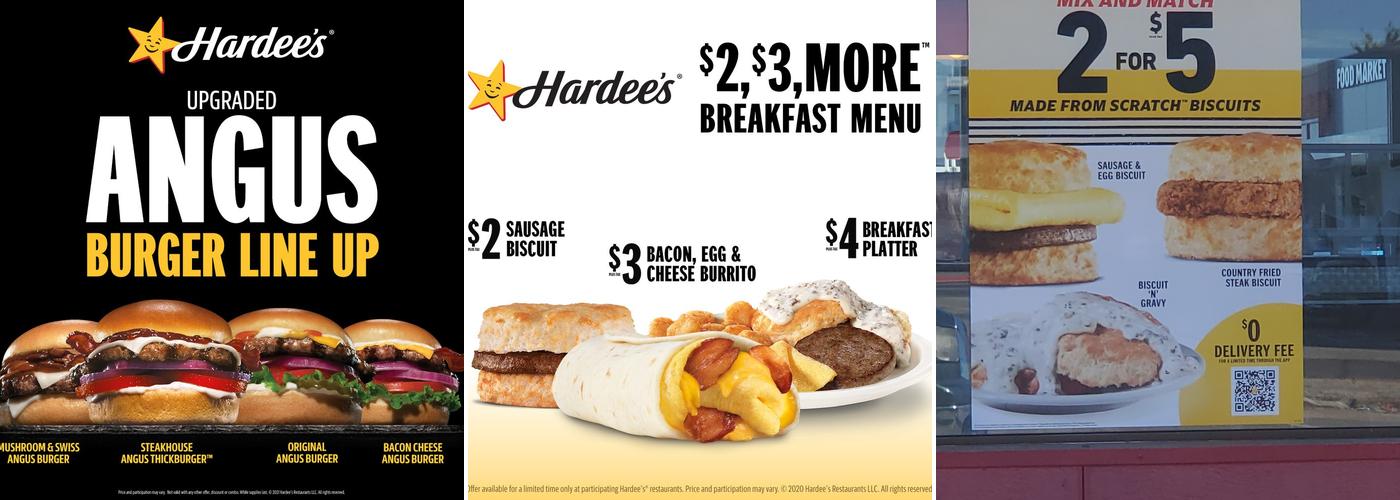 Hardee's Menu