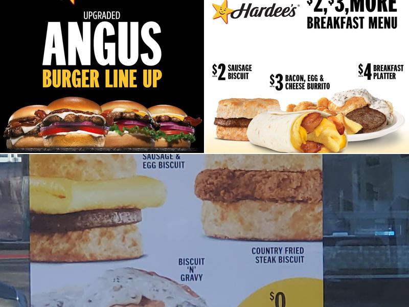 Hardee's Menu