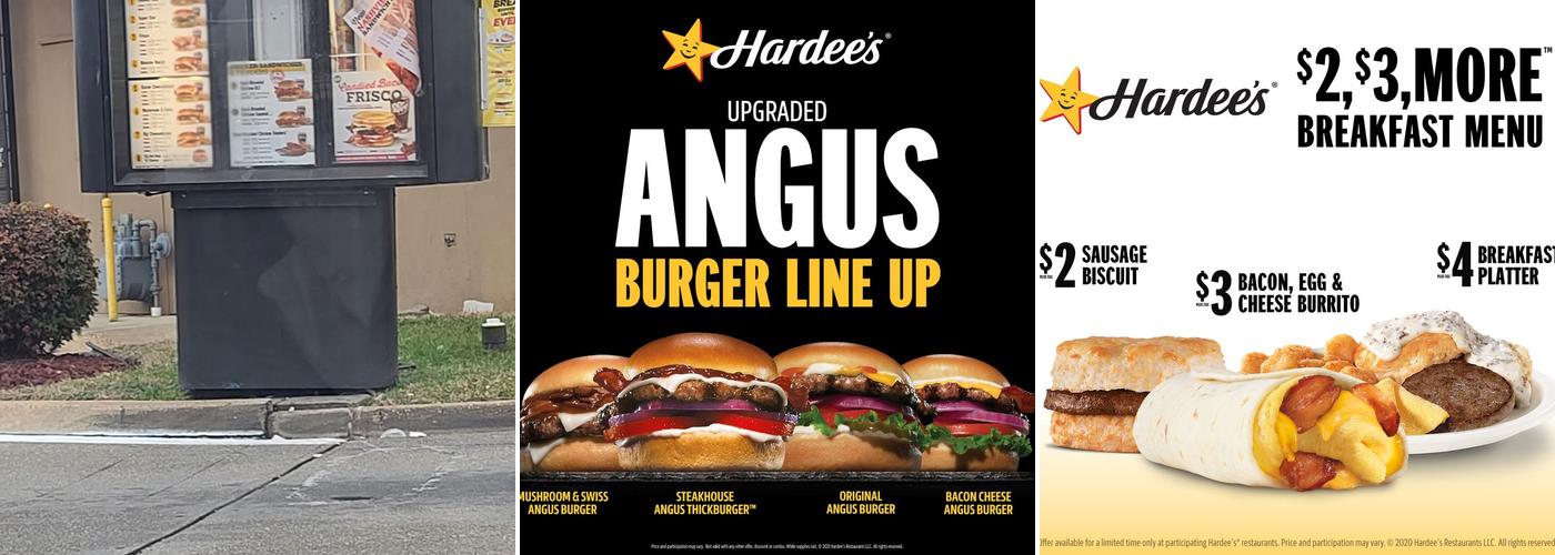 Hardee's Menu