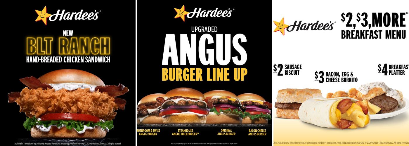 Hardee’s Menu