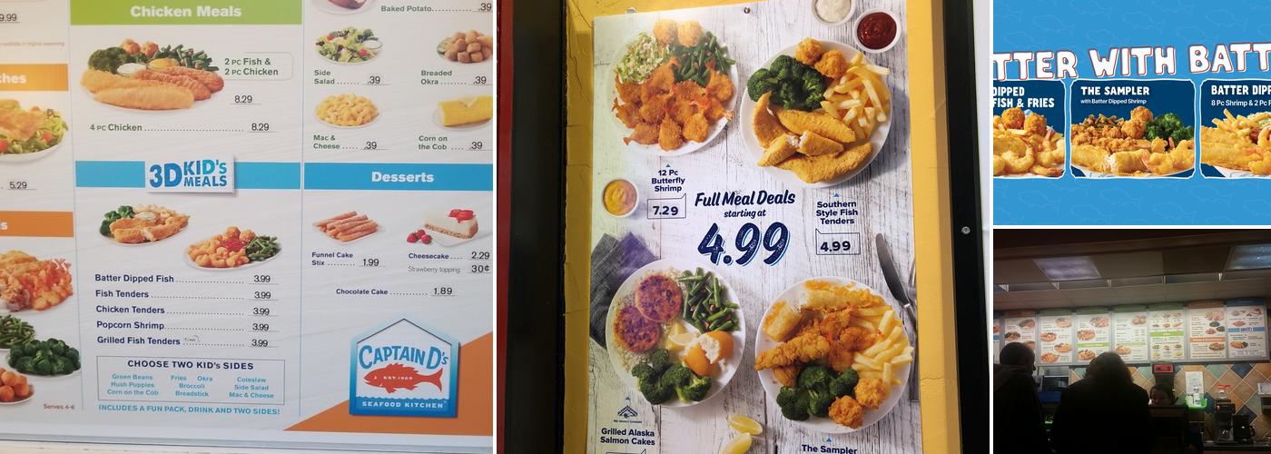 Captain D's Menu