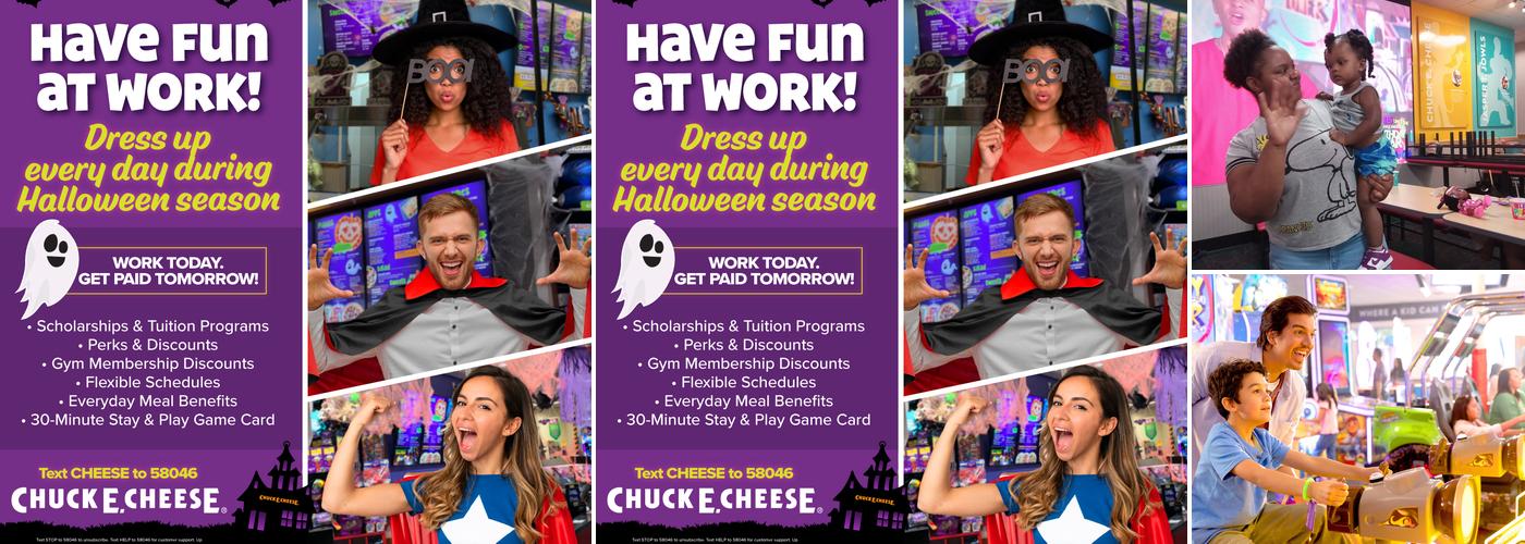 Chuck E. Cheese Menu