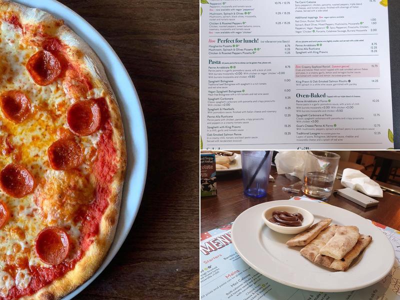 Prezzo Italian Restaurant Peterborough Menu