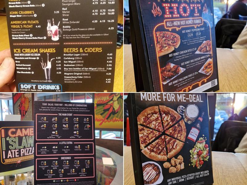 Pizza Hut Restaurants Menu