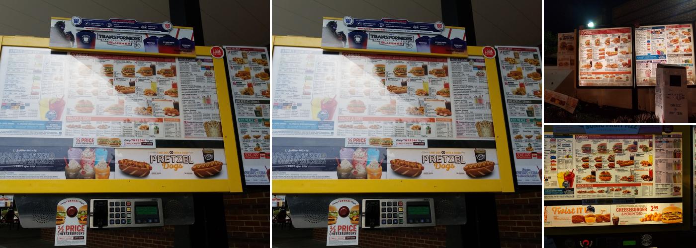 Sonic Drive-In Menu