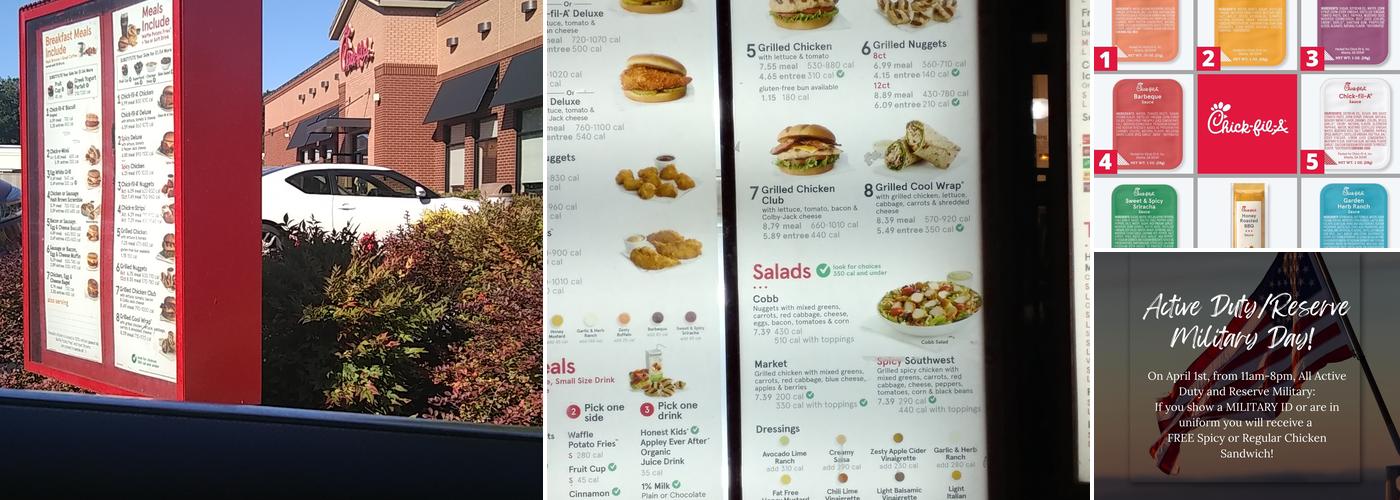 Chick-fil-A Menu