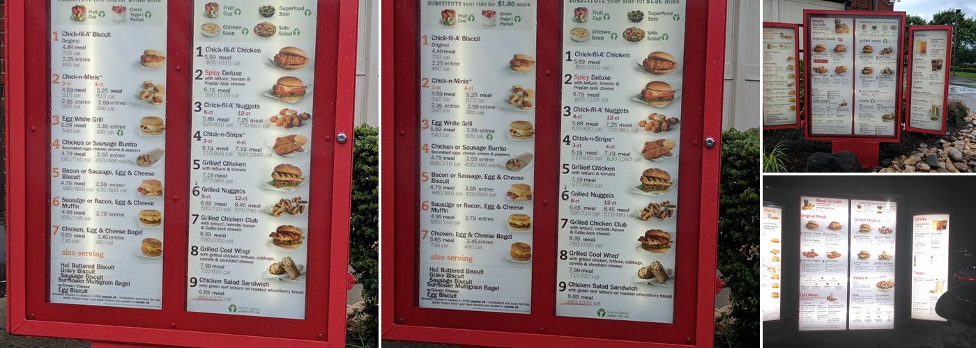 Chick-fil-A Menu