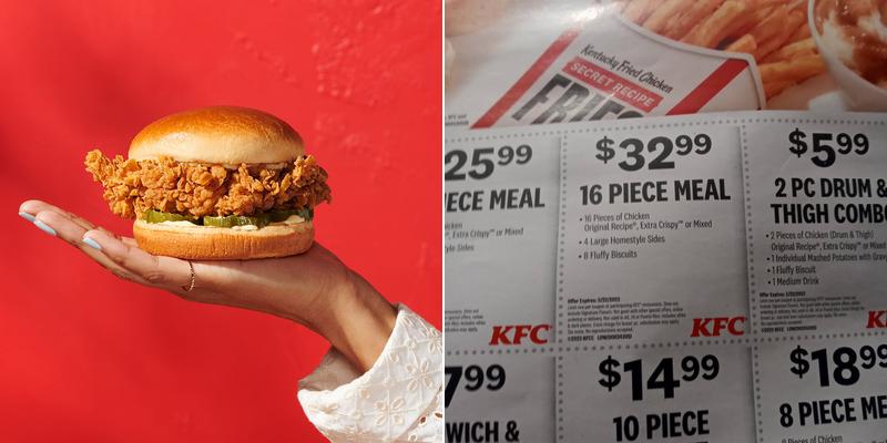 KFC Menu