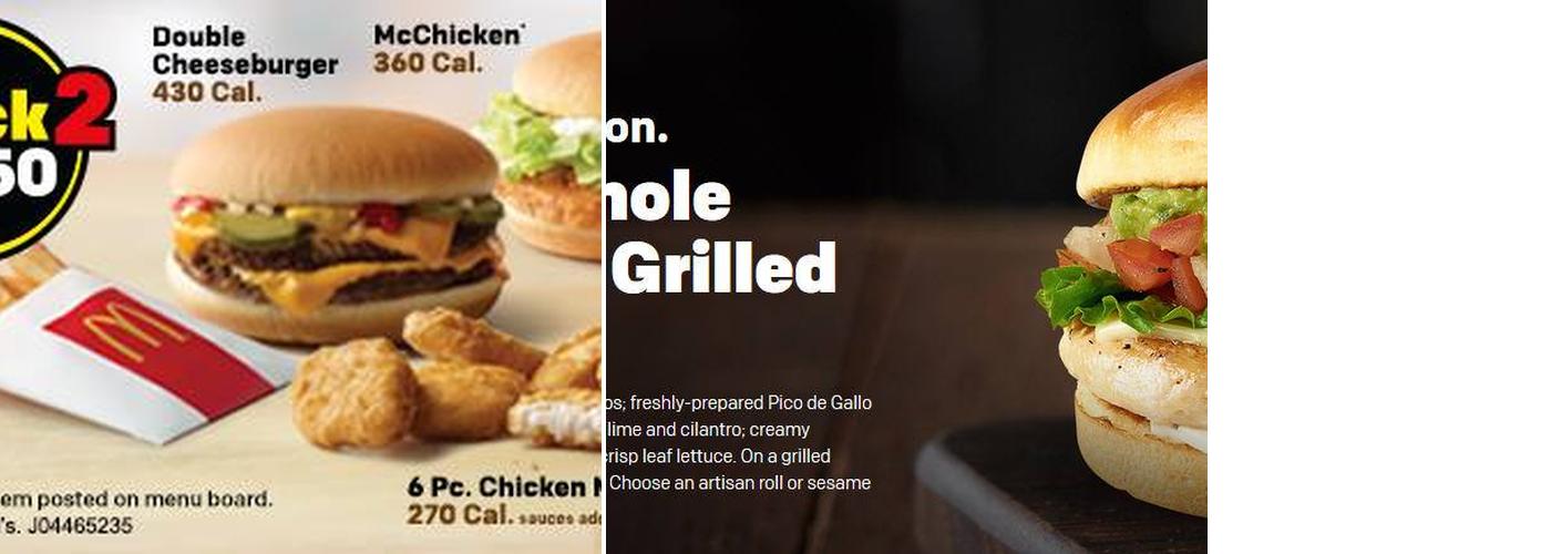 McDonald's Menu