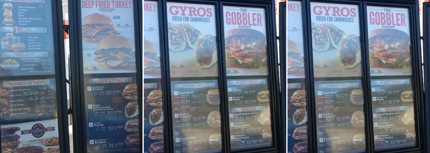 Arby's Menu