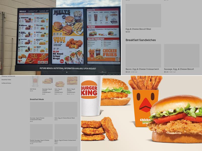 Burger King Menu