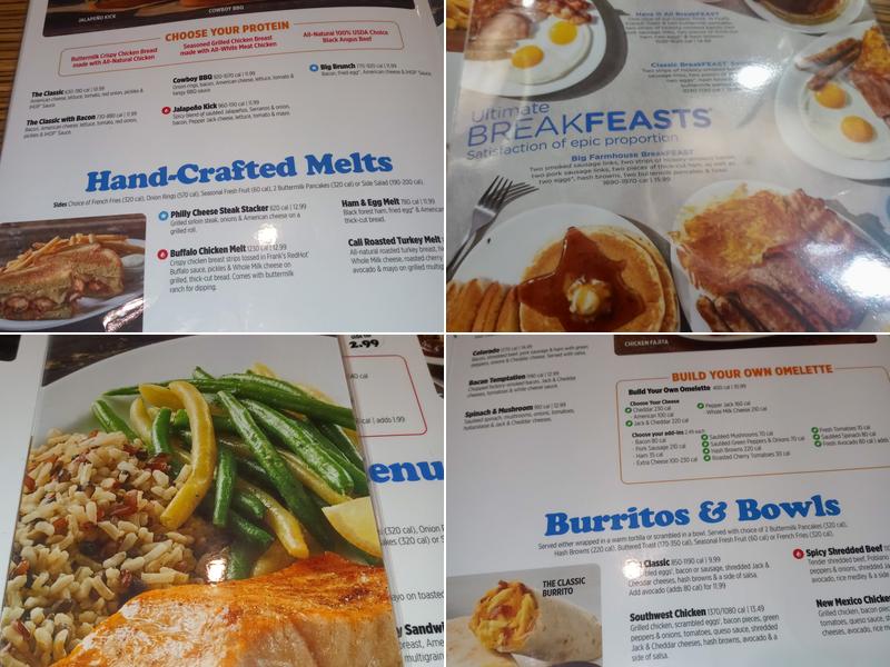 IHOP Menu