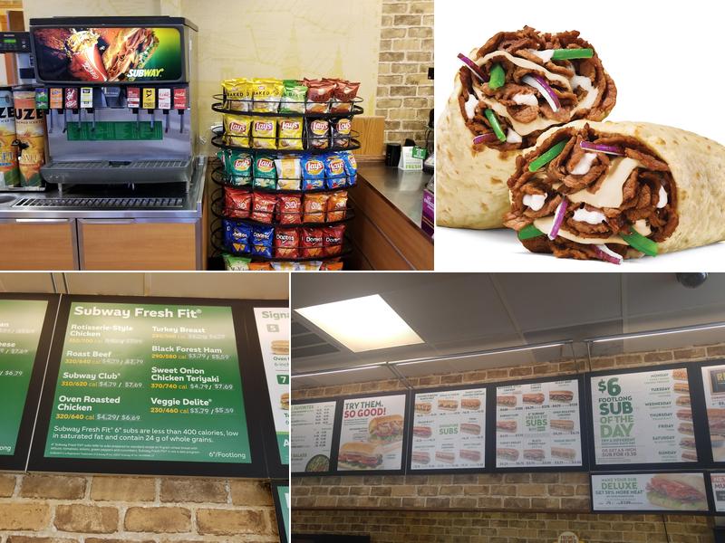 Subway Menu