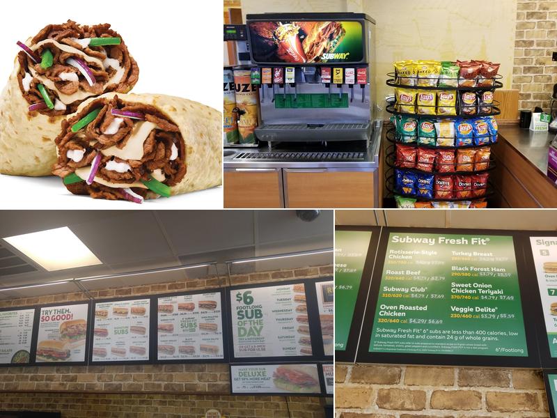 Subway Menu